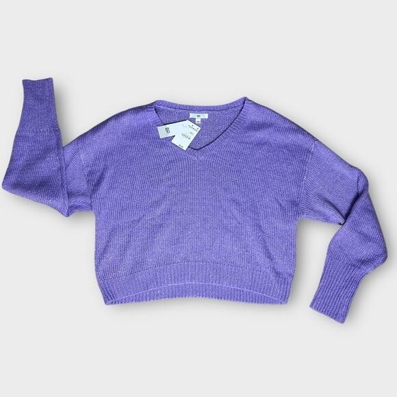 Nordstrom New BP Soft Purple V-Neck Sweater Large - Picture 2 of 7